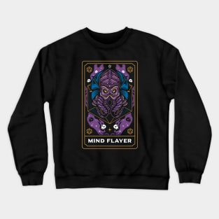 Mind Flayer Tarot Card Crewneck Sweatshirt